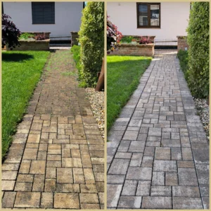 Čistenie zámkovej dlažby